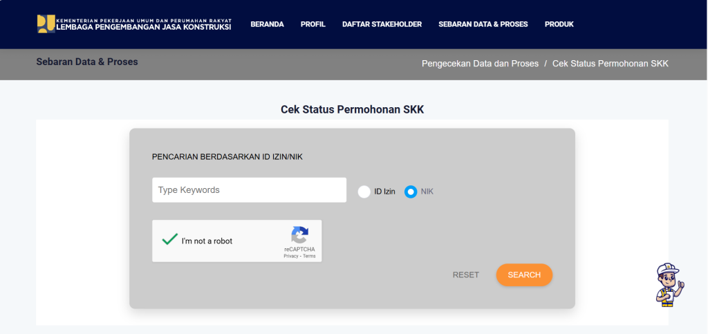 Panduan cek Sertifikat SKK online resmi LPJK & verifikasi SKK konstruksi dengan mudah dan cepat.