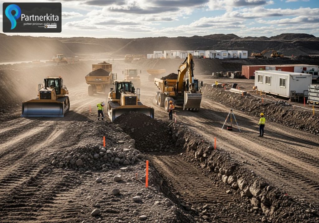 SP005 Pekerjaan Persiapan Lapangan untuk Pertambangan